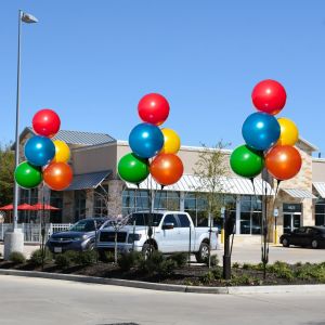 Reusable 5 Balloon Cluster - Multi Colors