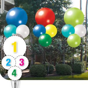 Pick Your Colors - JUMBO Diamond Balloon Cluster