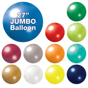JUMBO Reusable Replacement Balloons - Solid Colors