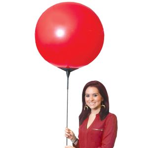 27" JUMBO Reusable Balloon Single Poles - All Colors