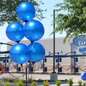 Reusable 5 Balloon Clusters - Solid Colors