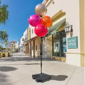 Reusable 4 Balloon Clusters - Glitter Collection