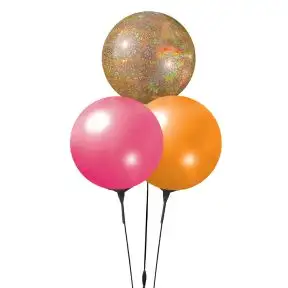 Reusable Vinyl Balloon Trios - Glitter Collection