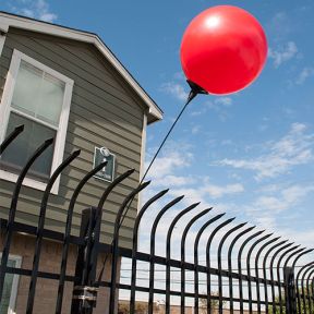 Reusable Balloons with Fence Brackets