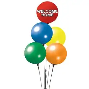 Reusable Real Estate 5 Balloon Clusters