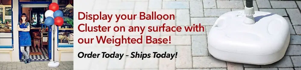 single balloons banner